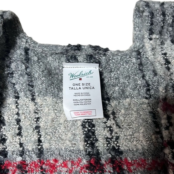 Woolrich Women’s Ultra Soft & Cozy Brushed Woven Blanket Wrap OS - Picture 3 of 6